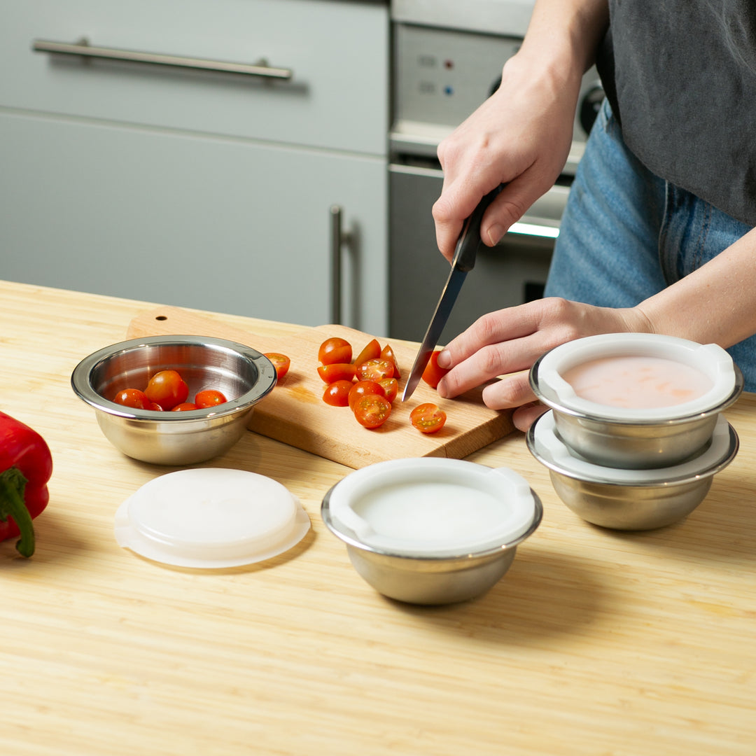 Endurance Prep Bowls With Lids Set Of 4  RSVP International