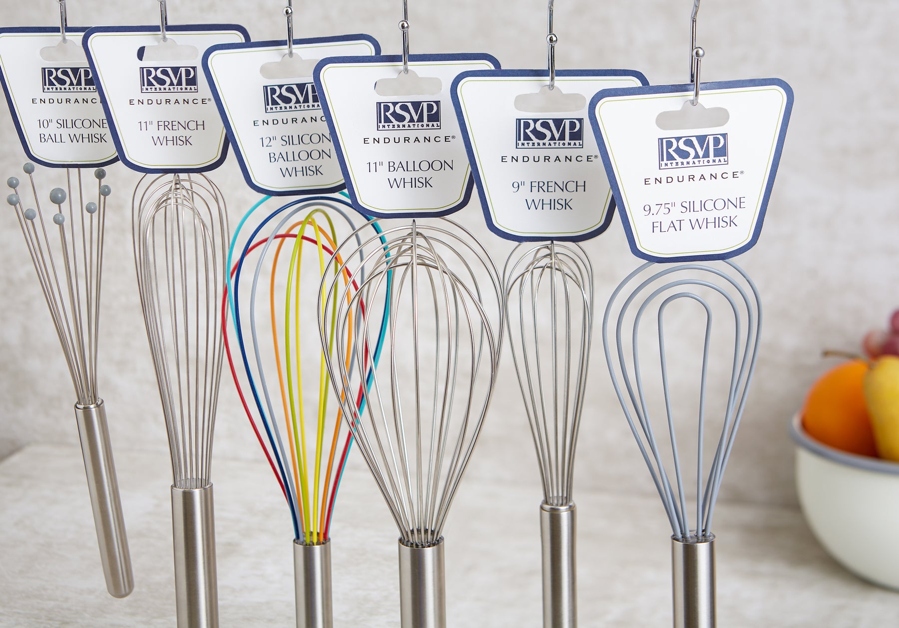 Colored Silicone Whisk – RSVP International