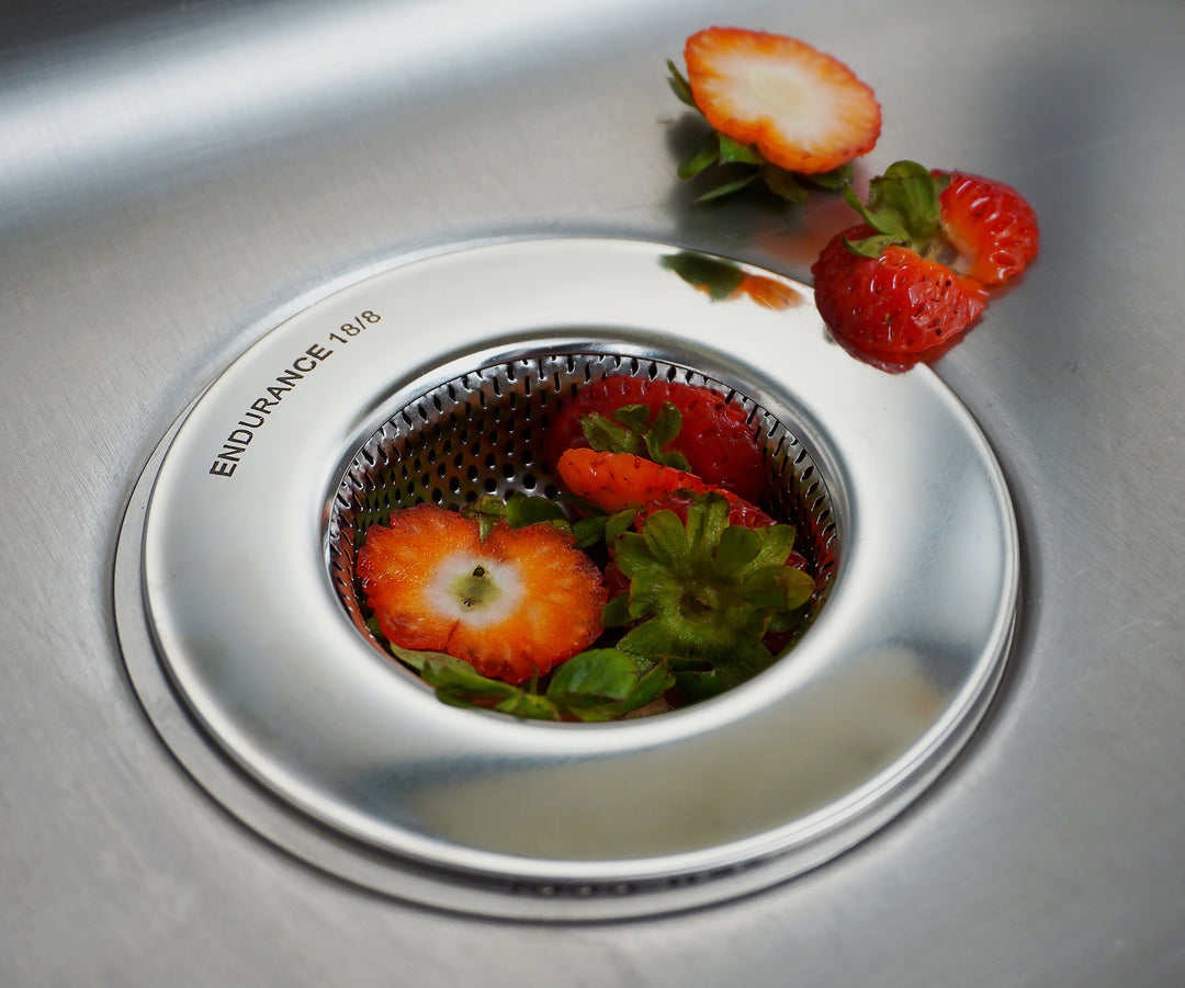 4-Pack 4.5" Stainless Steel Mesh Sink Strainers - Kitchen & Bath Drain Filters
