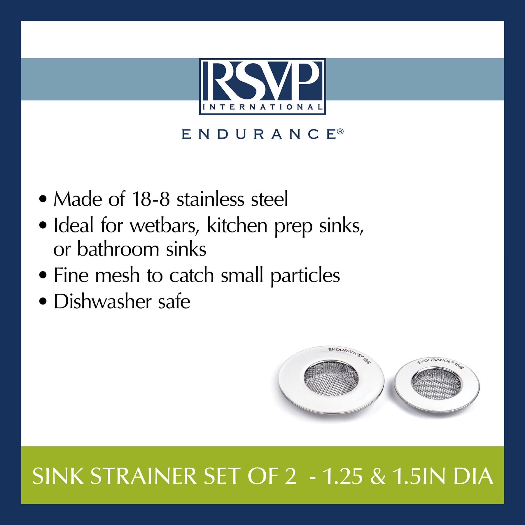 CARNAVAL Retractable Stainless Steel Sink Strainer Drain