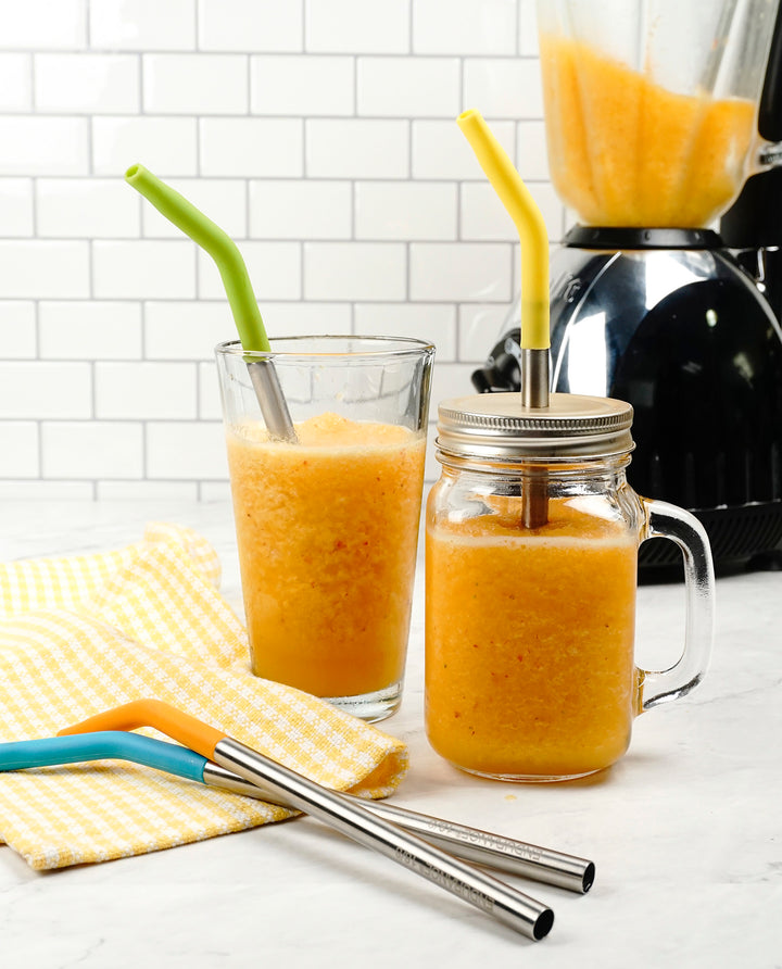 RSVP International Straw Cleaning Brush Set - 4 Piece Nylon Brushes For Reusable Straws