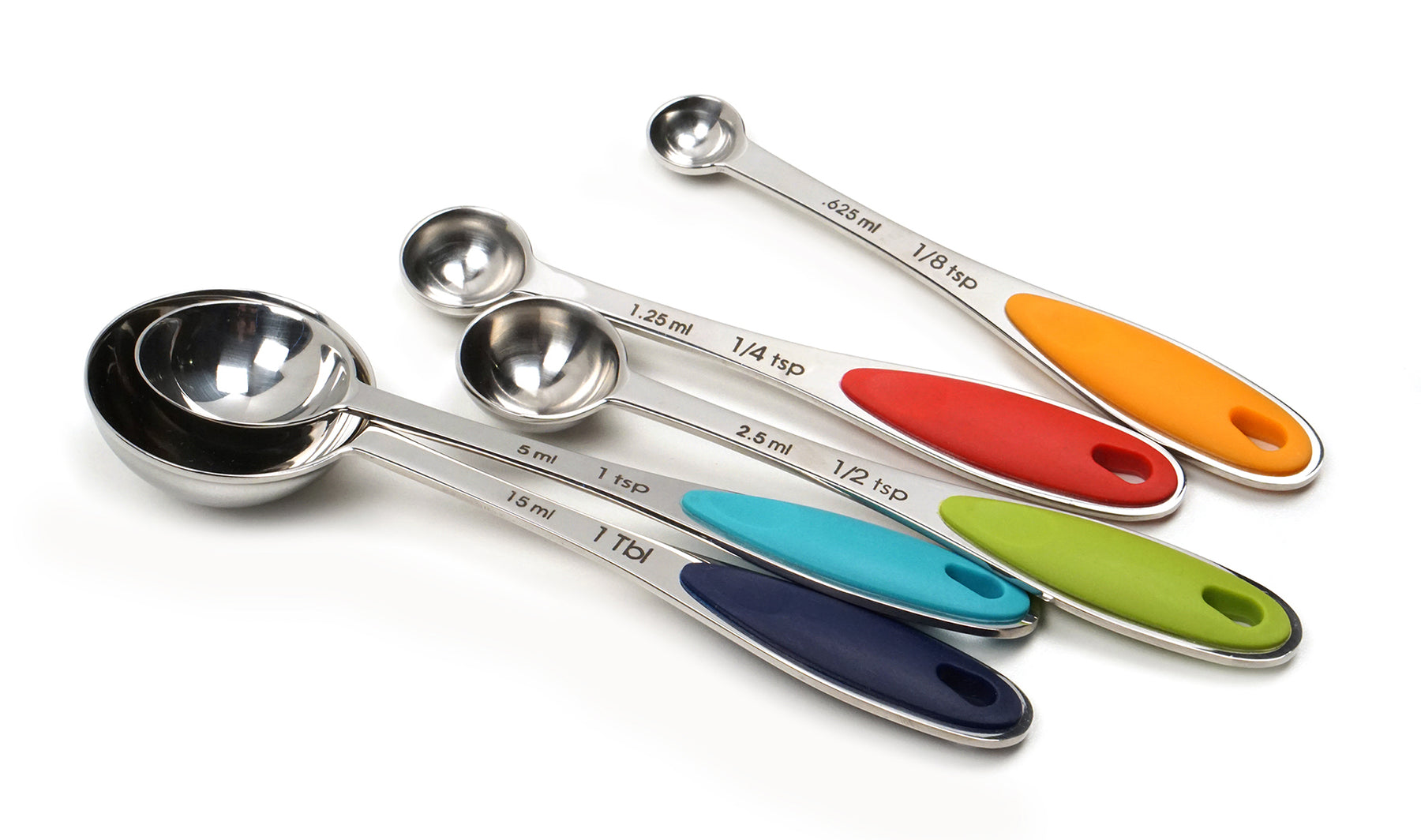 RSVP SS Long Handle Measuring Spoons — Kitchen Collage