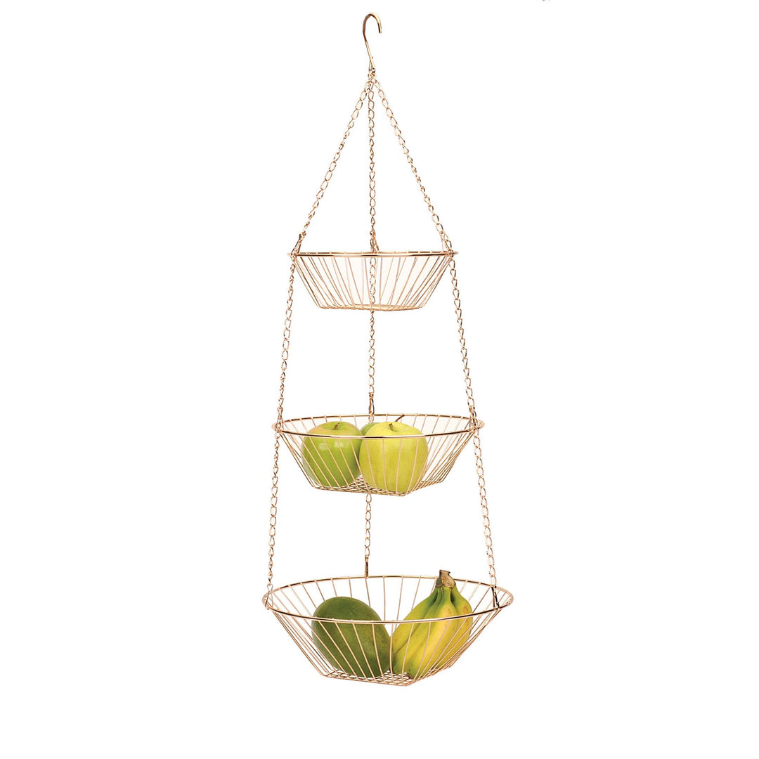 Wire Hanging Basket - Copper – RSVP International