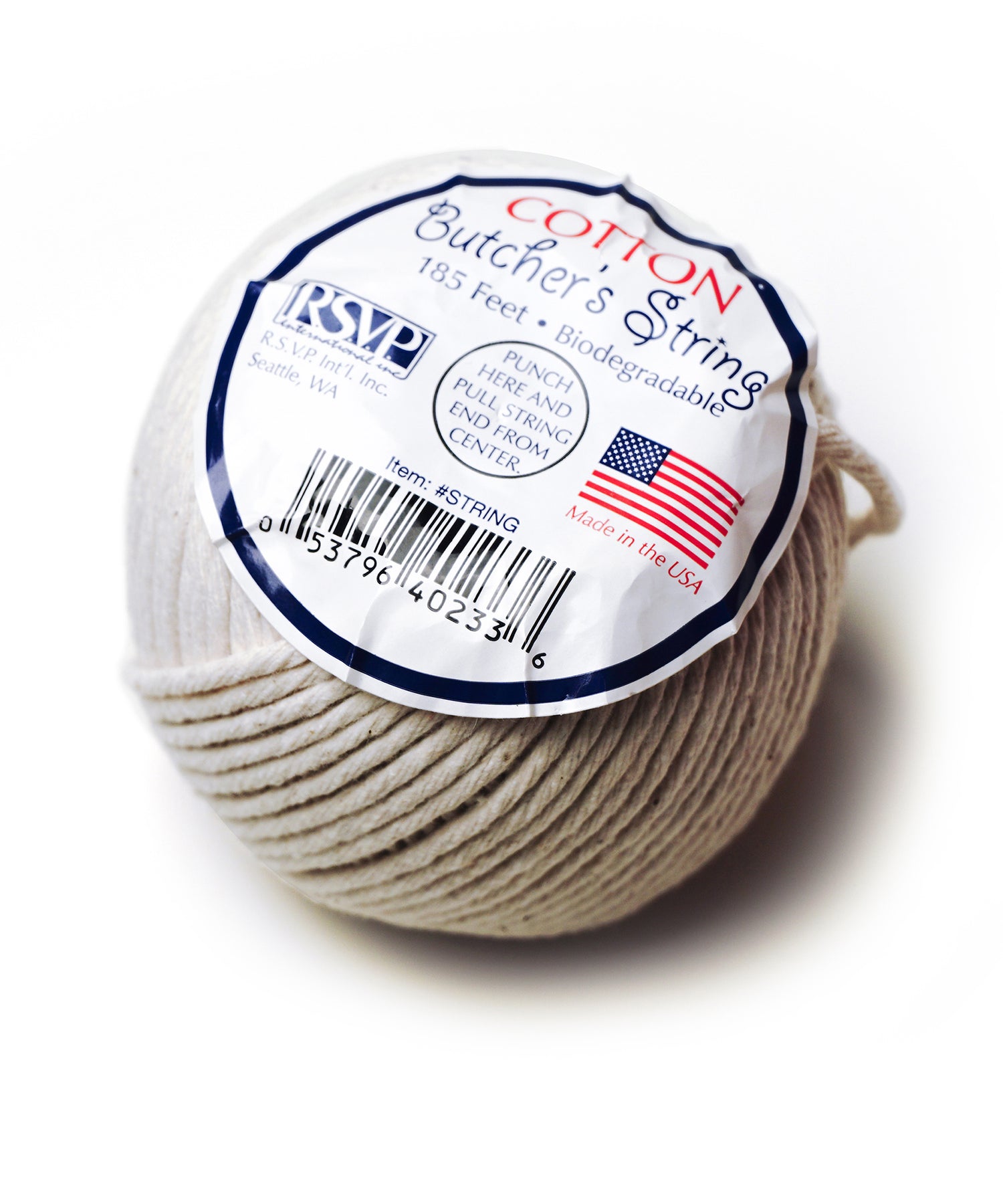 Butcher String Sizes Butchers String - 185 Ft, #24 – RSVP International