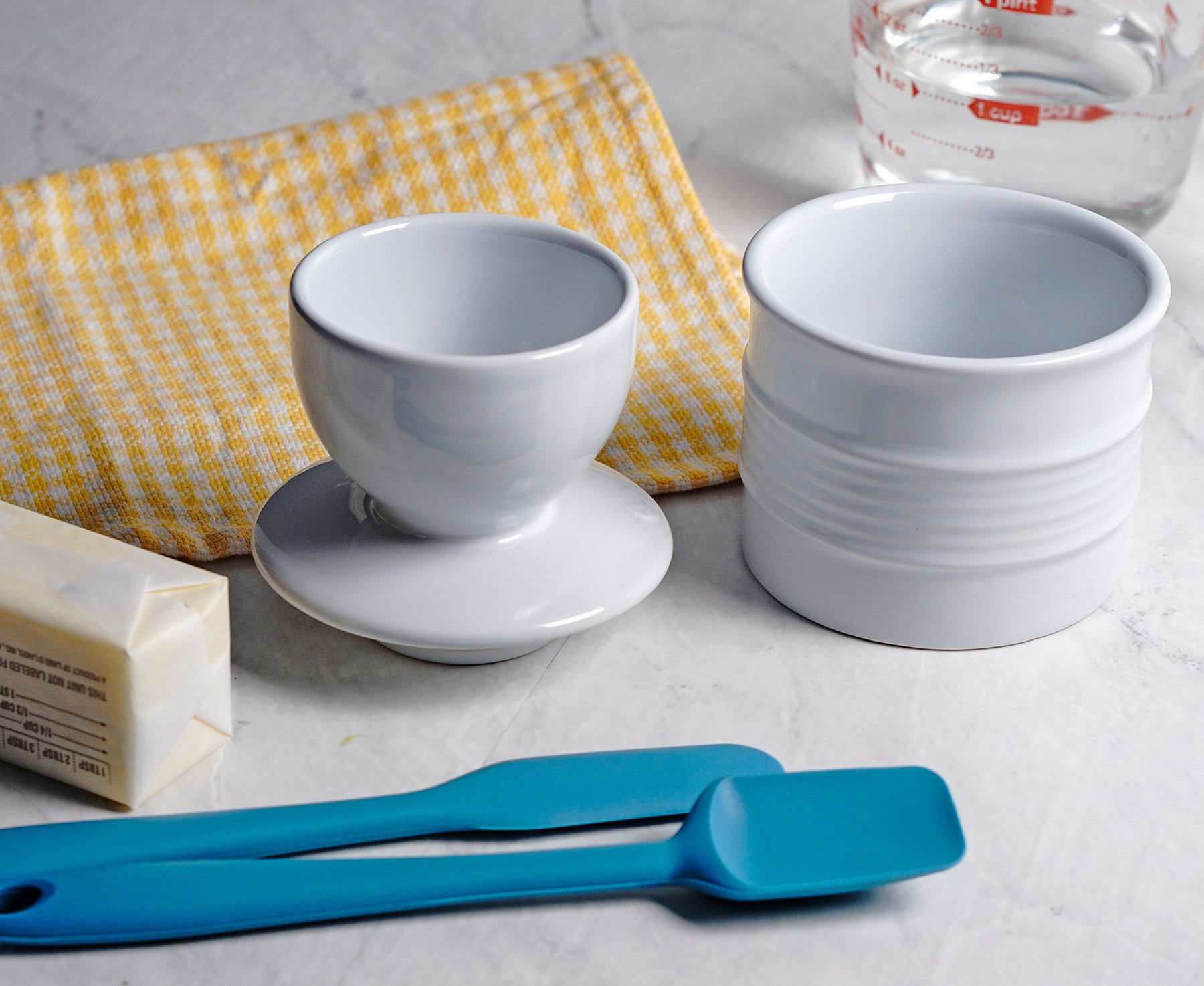 Butter Pot Rocks Stoneware Butter Pot - White – RSVP International