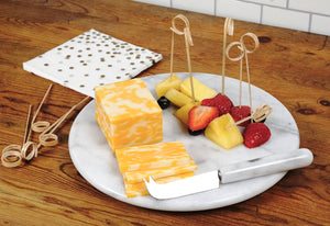 white marble cheese board